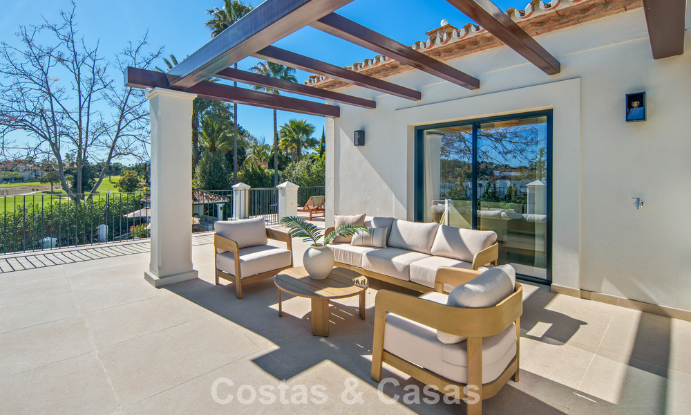 Luxurious mediterranean villa for sale, frontline golf in a prestigious urbanisation in Nueva Andalucía, Marbella 803293