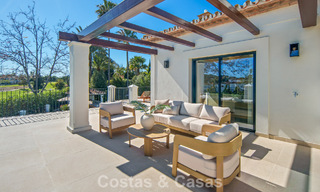 Luxurious mediterranean villa for sale, frontline golf in a prestigious urbanisation in Nueva Andalucía, Marbella 803293 