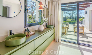 Luxurious mediterranean villa for sale, frontline golf in a prestigious urbanisation in Nueva Andalucía, Marbella 803297 
