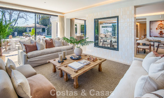Luxurious mediterranean villa for sale, frontline golf in a prestigious urbanisation in Nueva Andalucía, Marbella 803299 