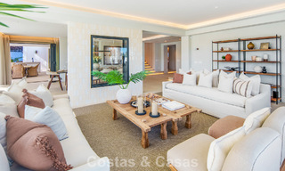 Luxurious mediterranean villa for sale, frontline golf in a prestigious urbanisation in Nueva Andalucía, Marbella 803300 