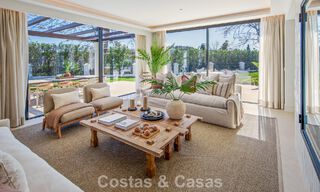 Luxurious mediterranean villa for sale, frontline golf in a prestigious urbanisation in Nueva Andalucía, Marbella 803301 