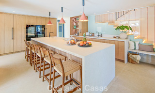 Luxurious mediterranean villa for sale, frontline golf in a prestigious urbanisation in Nueva Andalucía, Marbella 803311 