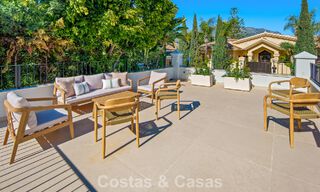 Luxurious mediterranean villa for sale, frontline golf in a prestigious urbanisation in Nueva Andalucía, Marbella 803315 