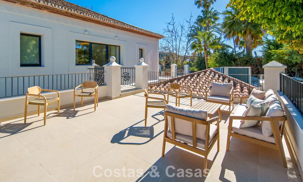 Luxurious mediterranean villa for sale, frontline golf in a prestigious urbanisation in Nueva Andalucía, Marbella 803316