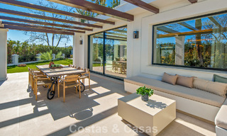 Luxurious mediterranean villa for sale, frontline golf in a prestigious urbanisation in Nueva Andalucía, Marbella 803327 