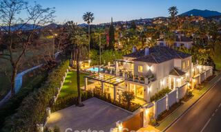 Luxurious mediterranean villa for sale, frontline golf in a prestigious urbanisation in Nueva Andalucía, Marbella 803335 