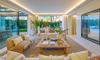 Luxurious mediterranean villa for sale, frontline golf in a prestigious urbanisation in Nueva Andalucía, Marbella 803338 