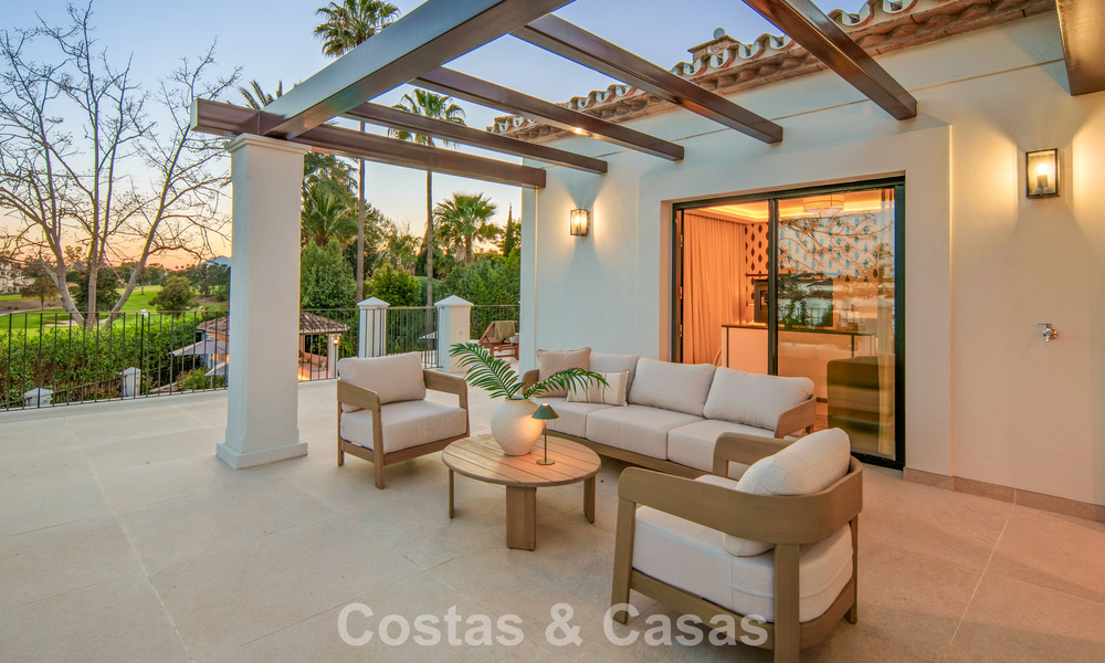 Luxurious mediterranean villa for sale, frontline golf in a prestigious urbanisation in Nueva Andalucía, Marbella 803340