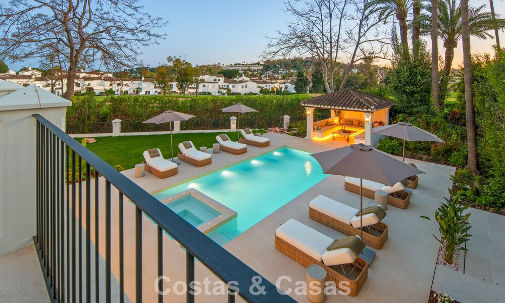 Luxurious mediterranean villa for sale, frontline golf in a prestigious urbanisation in Nueva Andalucía, Marbella 803341