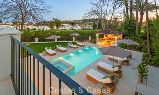 Luxurious mediterranean villa for sale, frontline golf in a prestigious urbanisation in Nueva Andalucía, Marbella 803341 