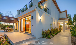 Luxurious mediterranean villa for sale, frontline golf in a prestigious urbanisation in Nueva Andalucía, Marbella 803344 