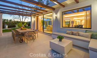 Luxurious mediterranean villa for sale, frontline golf in a prestigious urbanisation in Nueva Andalucía, Marbella 803345 