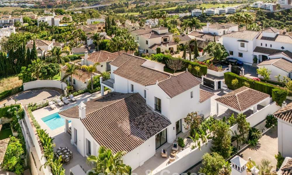 Contemporary spanish luxury villa with panoramic sea views for sale in Marbella - Benahavís 803347