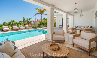 Contemporary spanish luxury villa with panoramic sea views for sale in Marbella - Benahavís 803360 