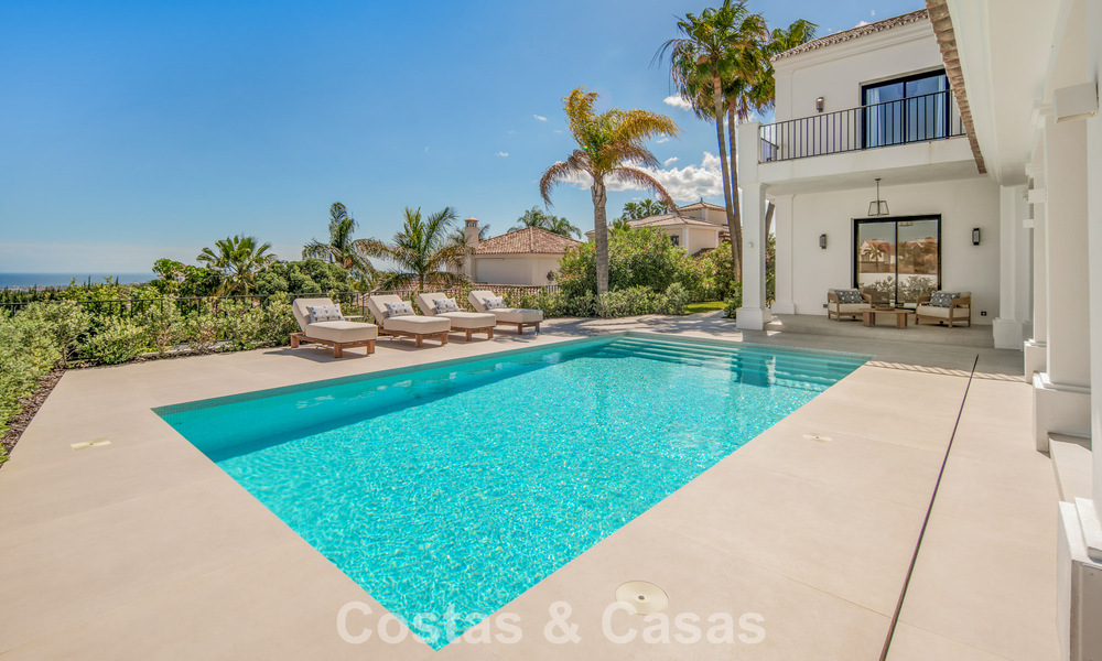 Contemporary spanish luxury villa with panoramic sea views for sale in Marbella - Benahavís 803362