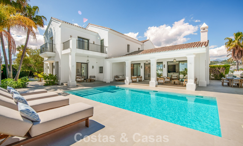 Contemporary spanish luxury villa with panoramic sea views for sale in Marbella - Benahavís 803363