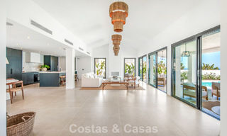 Contemporary spanish luxury villa with panoramic sea views for sale in Marbella - Benahavís 803373 