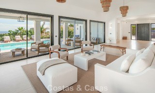 Contemporary spanish luxury villa with panoramic sea views for sale in Marbella - Benahavís 803380 