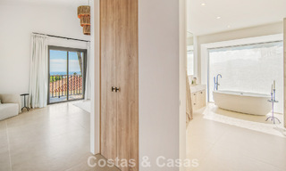 Contemporary spanish luxury villa with panoramic sea views for sale in Marbella - Benahavís 803385 