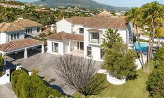 Contemporary spanish luxury villa with panoramic sea views for sale in Marbella - Benahavís 803403 