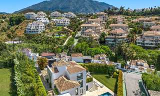 Elegant luxury villa with contemporary mediterranean architecture for sale in Nueva Andalucía’s Golf Valley, Marbella 803404 