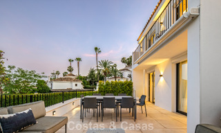 Elegant luxury villa with contemporary mediterranean architecture for sale in Nueva Andalucía’s Golf Valley, Marbella 803409 