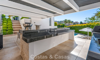 Elegant luxury villa with contemporary mediterranean architecture for sale in Nueva Andalucía’s Golf Valley, Marbella 803426 