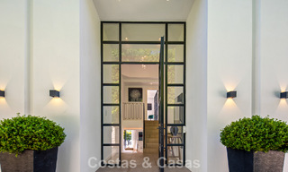 Elegant luxury villa with contemporary mediterranean architecture for sale in Nueva Andalucía’s Golf Valley, Marbella 803430 