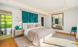 Elegant luxury villa with contemporary mediterranean architecture for sale in Nueva Andalucía’s Golf Valley, Marbella 803431 