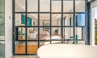 Elegant luxury villa with contemporary mediterranean architecture for sale in Nueva Andalucía’s Golf Valley, Marbella 803435 
