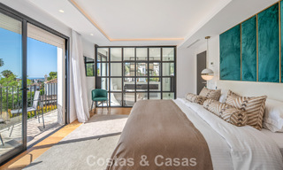 Elegant luxury villa with contemporary mediterranean architecture for sale in Nueva Andalucía’s Golf Valley, Marbella 803439 