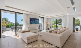 Elegant luxury villa with contemporary mediterranean architecture for sale in Nueva Andalucía’s Golf Valley, Marbella 803440 