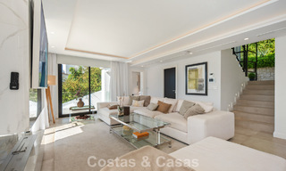 Elegant luxury villa with contemporary mediterranean architecture for sale in Nueva Andalucía’s Golf Valley, Marbella 803442 