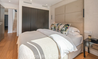 Elegant luxury villa with contemporary mediterranean architecture for sale in Nueva Andalucía’s Golf Valley, Marbella 803455 