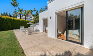 Elegant luxury villa with contemporary mediterranean architecture for sale in Nueva Andalucía’s Golf Valley, Marbella 803457 