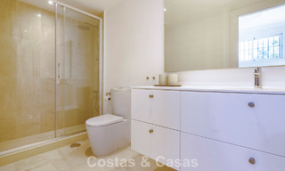 Renovated semi-detached home with frontline golf views for sale in Aloha, Nueva Andalucia, Marbella 803144 