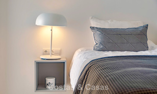 Renovated semi-detached home with frontline golf views for sale in Aloha, Nueva Andalucia, Marbella 803146 