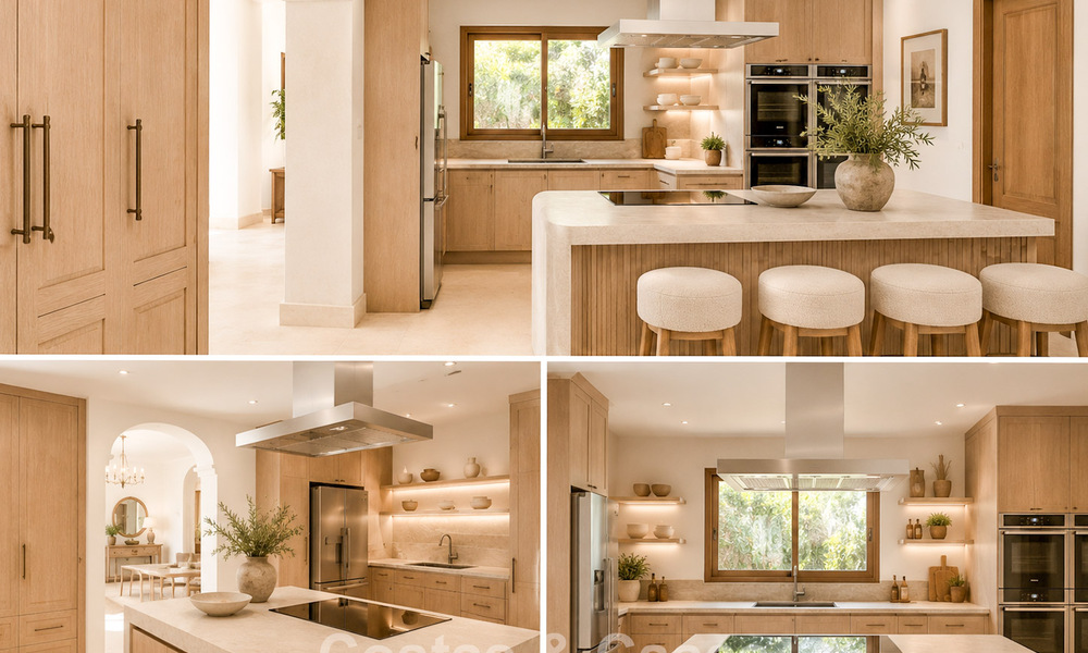 Spacious mediterranean villa with sea views and fantastic renovation potential for sale in La Quinta, Marbella - Benahavís 803507