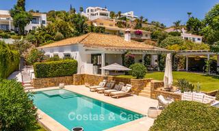 Single-storey luxury villa with spanish architecture and direct golf course access for sale in Marbella - Benahavís 803520 