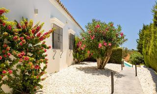 Single-storey luxury villa with spanish architecture and direct golf course access for sale in Marbella - Benahavís 803524 