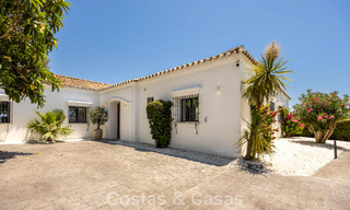 Single-storey luxury villa with spanish architecture and direct golf course access for sale in Marbella - Benahavís 803525 