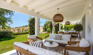 Single-storey luxury villa with spanish architecture and direct golf course access for sale in Marbella - Benahavís 803527 