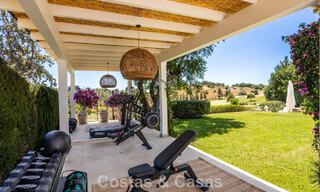 Single-storey luxury villa with spanish architecture and direct golf course access for sale in Marbella - Benahavís 803529 