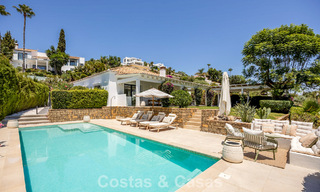 Single-storey luxury villa with spanish architecture and direct golf course access for sale in Marbella - Benahavís 803532 