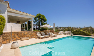 Single-storey luxury villa with spanish architecture and direct golf course access for sale in Marbella - Benahavís 803533 