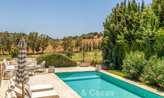 Single-storey luxury villa with spanish architecture and direct golf course access for sale in Marbella - Benahavís 803536 