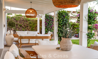 Single-storey luxury villa with spanish architecture and direct golf course access for sale in Marbella - Benahavís 803542 