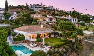 Single-storey luxury villa with spanish architecture and direct golf course access for sale in Marbella - Benahavís 803545 