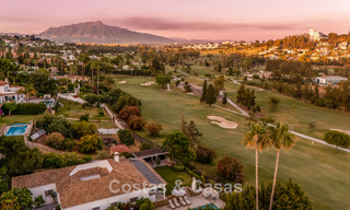Single-storey luxury villa with spanish architecture and direct golf course access for sale in Marbella - Benahavís 803546 